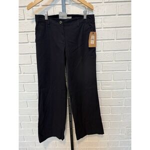 Talbots Navy Chino Pants 2P Petite Stretch Cotton Career Work Pants NWT